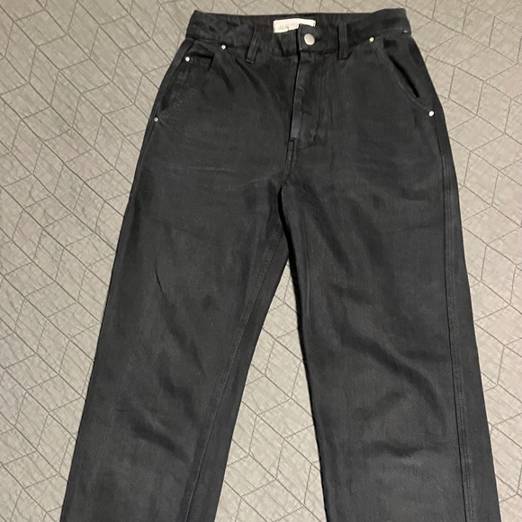 Size 2 Alex Mill high waisted black denim - Picture 3 of 11